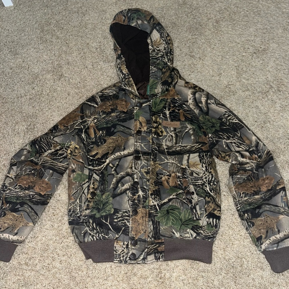 Camo cropped fit vintage Cabelas jacket